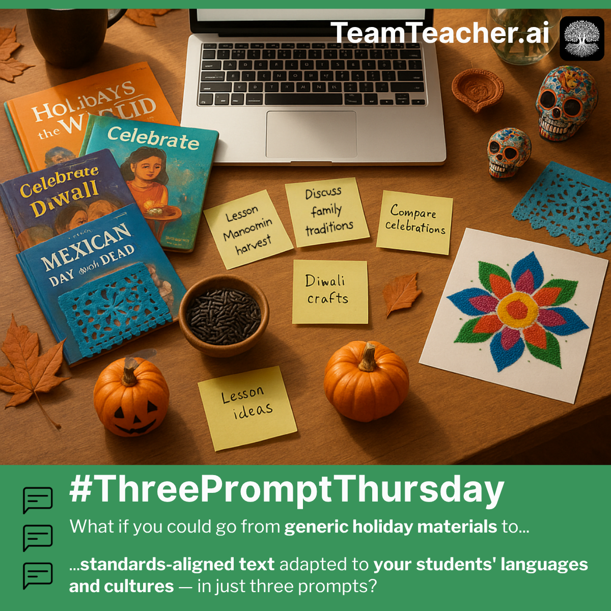 Culturally Responsive Seasonal Content: Three Prompts